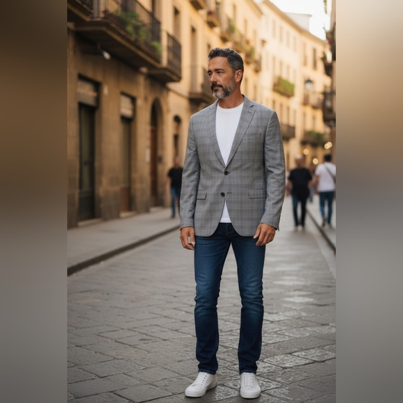 BROOKS BROTHERS Men's Gray Blazer -SIZE 46!L - Picture 4 of 4